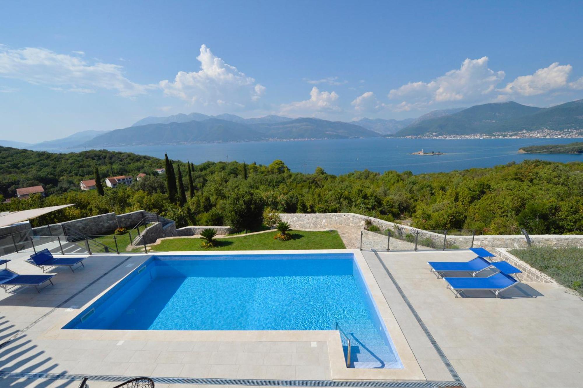 Villa Vista Azzurra Tivat Exterior foto